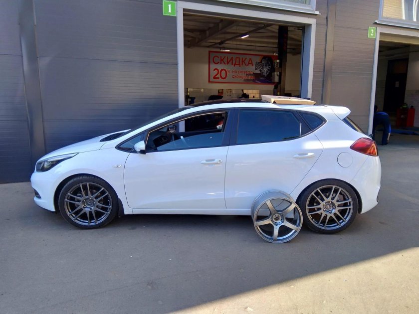 Kia Ceed на 17 дисках