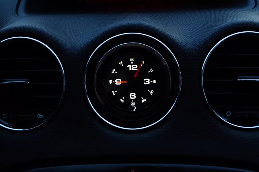 Штатные часы в Пежо 408