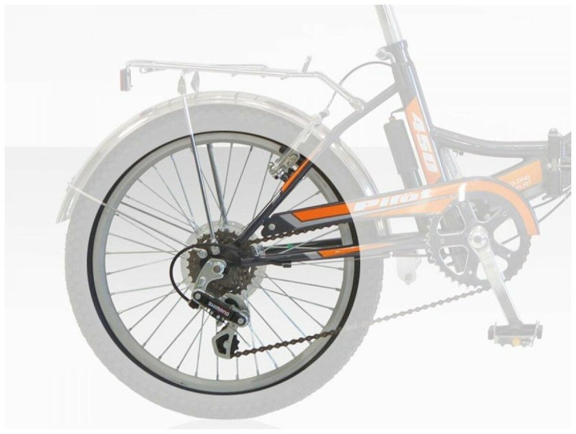 Заднее колесо для велосипеда стелс 450