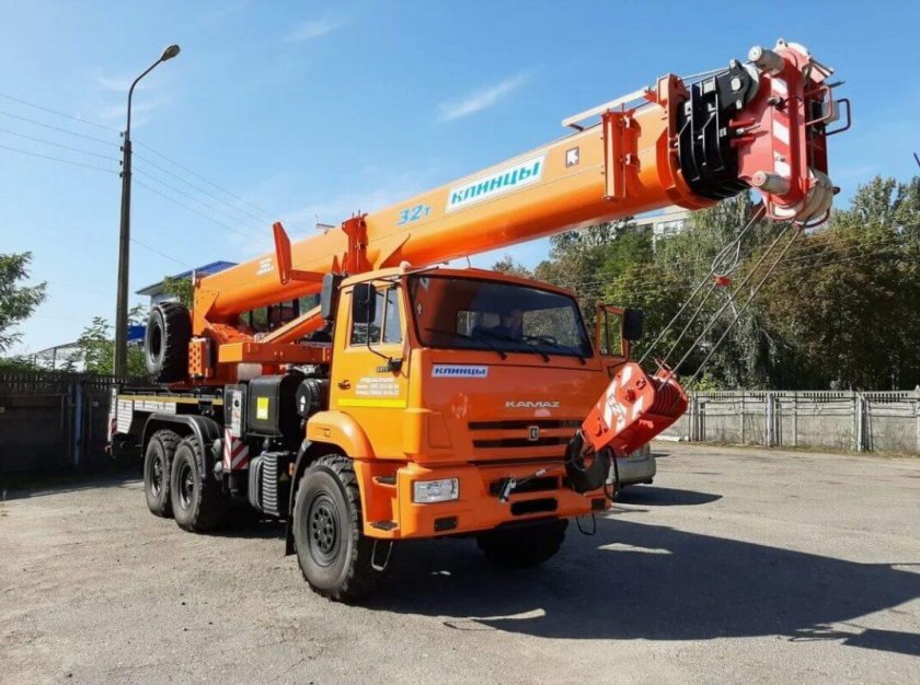 Автокран Клинцы 32т 33 метра