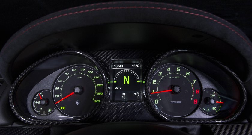 Приборная панель Мазератти