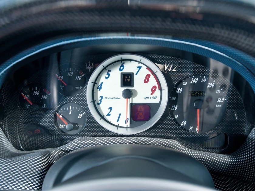 Maserati mc20 панель приборов