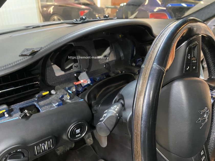 Подключение панель приборов Мазерати