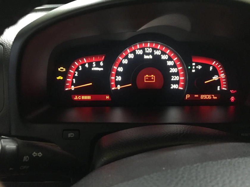 Kia Mohave панель приборов