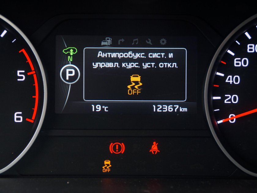 Kia Mohave приборка