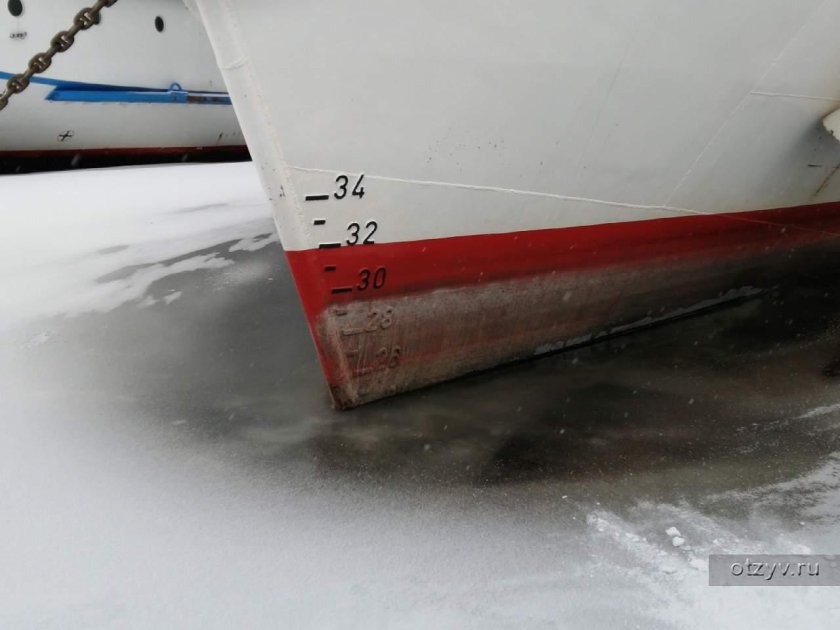 Теплоходы на зимовке