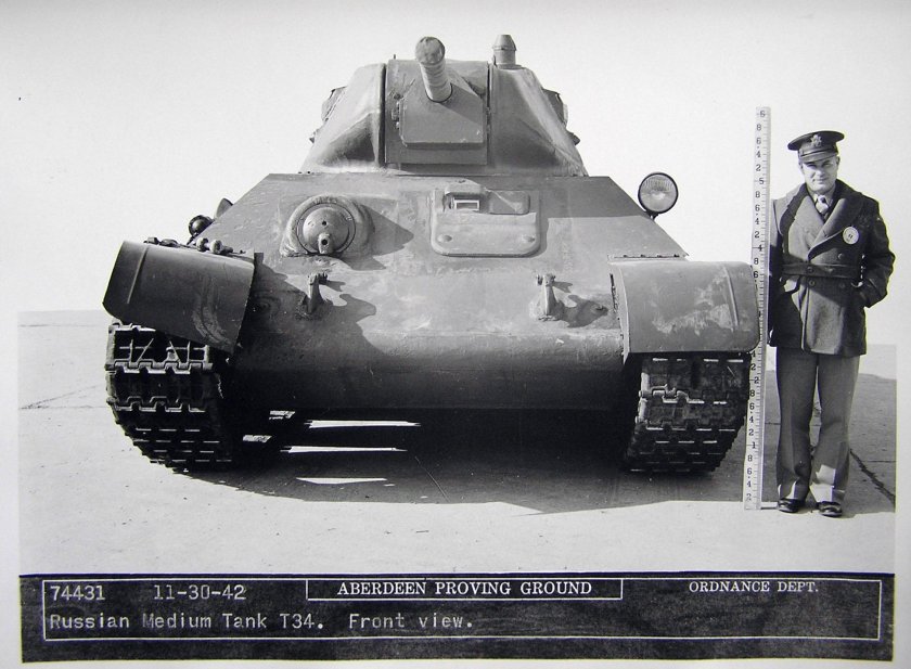 Т-34 на Абердинском полигоне