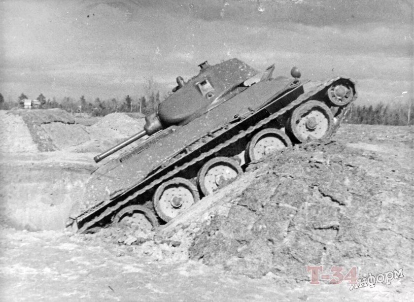 Испытания танка т34