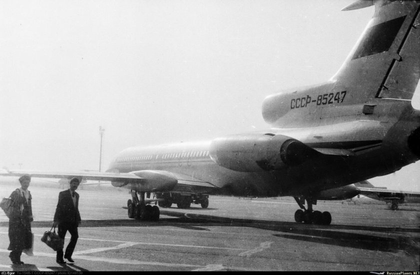 Самолет ту-154 Аэрофлот СССР