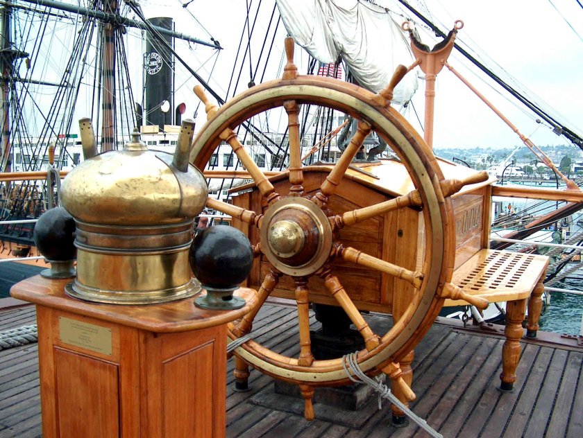Штурвал парусного судна