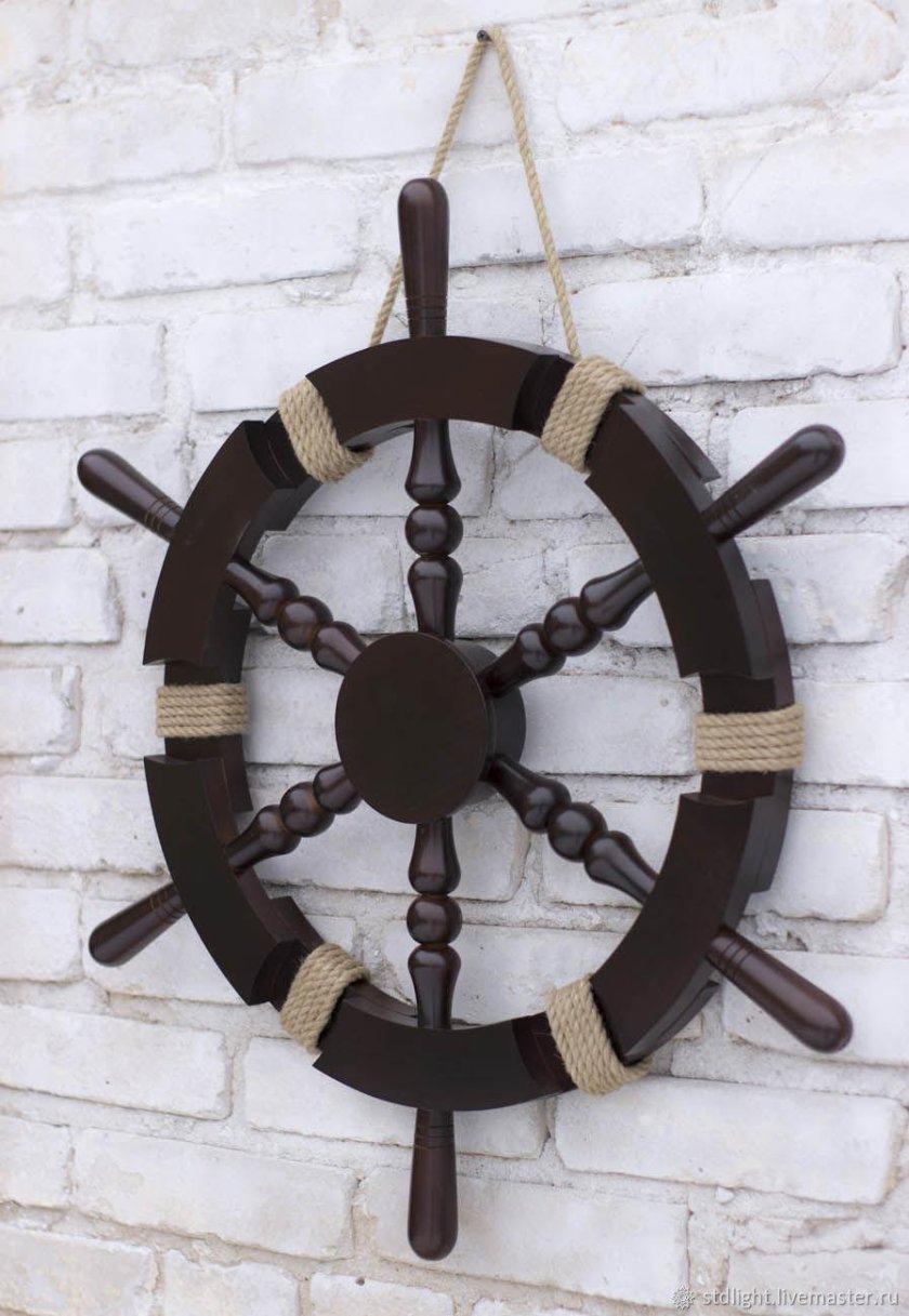 Штурвал из дерева