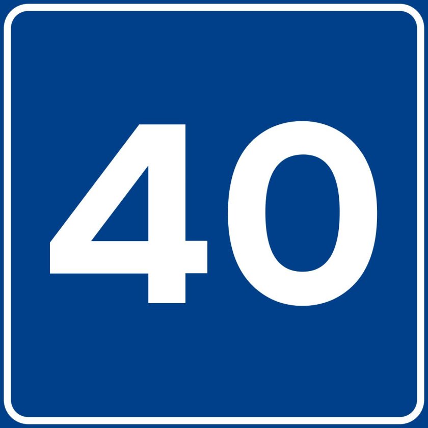 Знак Рекомендуемая скорость