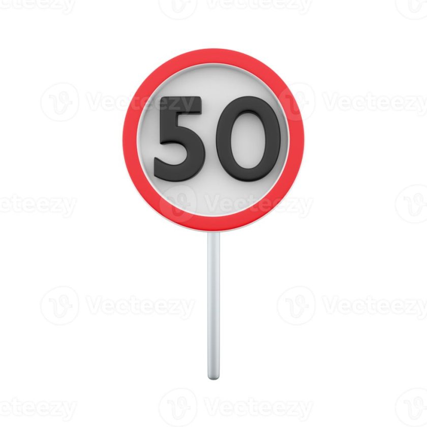 Знак ограничения скорости 5 км/ч