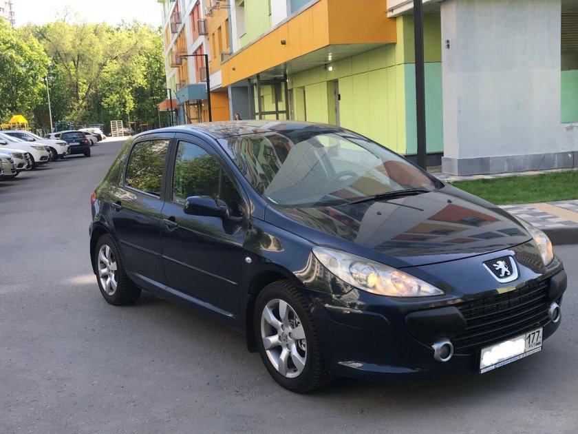 Пежо 307 черный