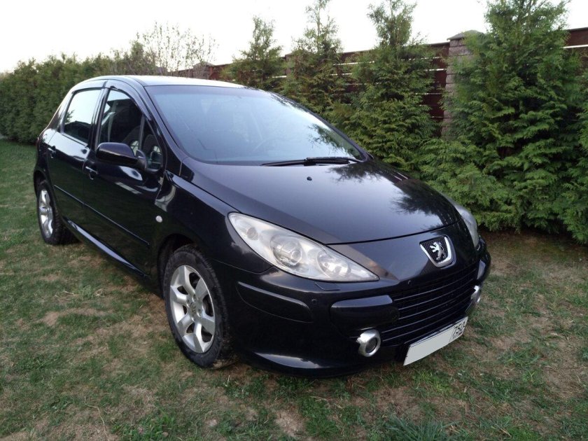 Пежо 307 черный