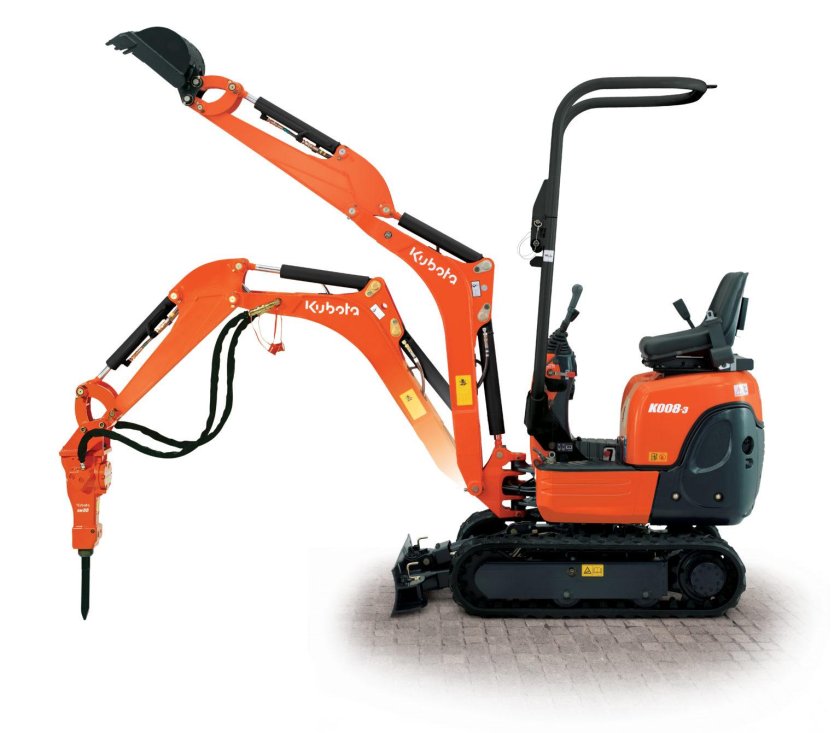 Мини экскаватор Kubota k008