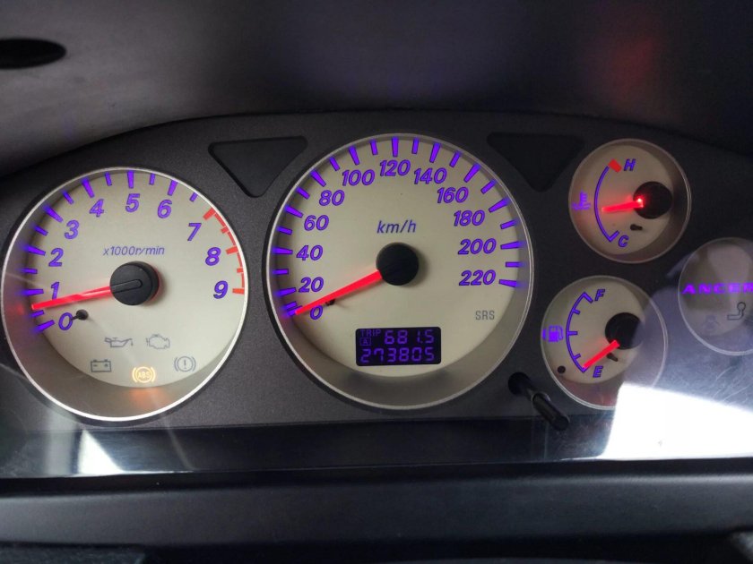 Приборная панель Lancer 9