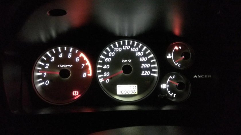 Lancer 9 подсветка приборной панели