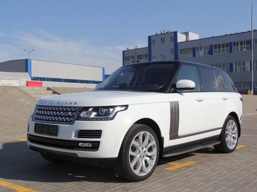 Рендж Ровер 2015 белый