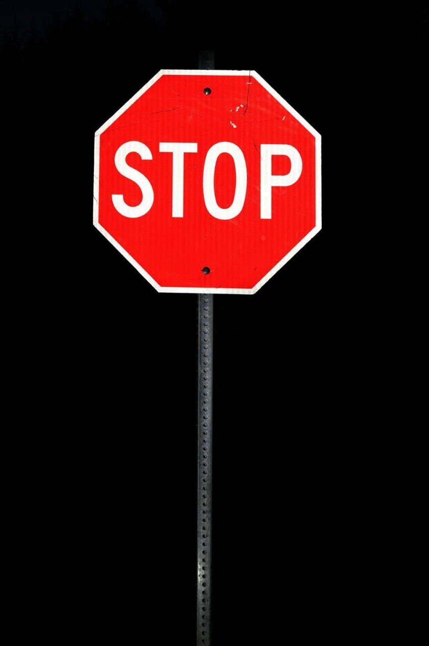 Знак stop