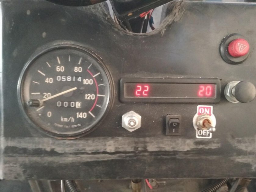 Спидометр на Буран 640