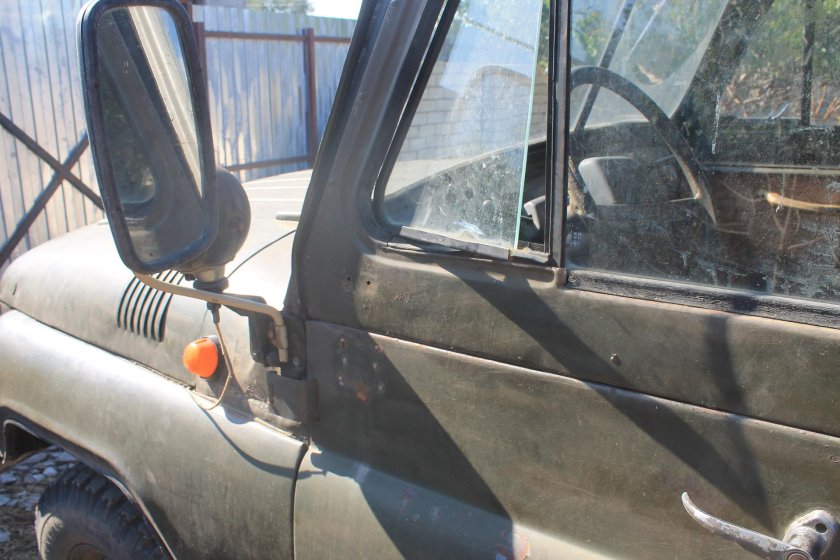 Зеркала Хантер на УАЗ 469