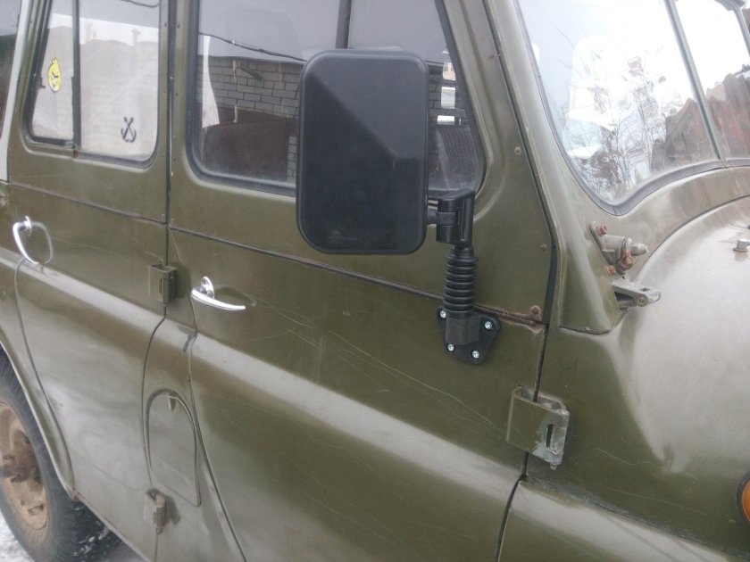 Крепление зеркал УАЗ 469
