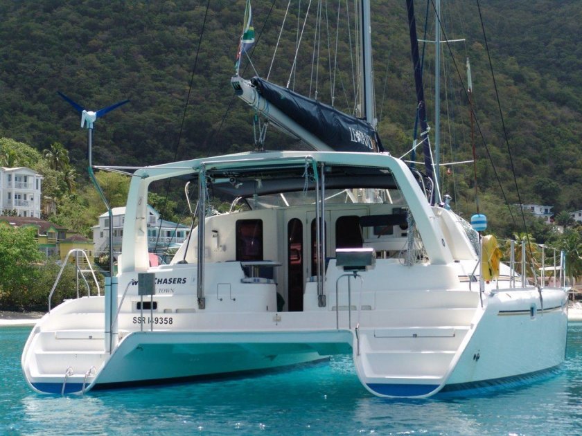 Катамаран леопард 38