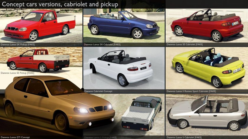 Шевроле Ланос кабриолет