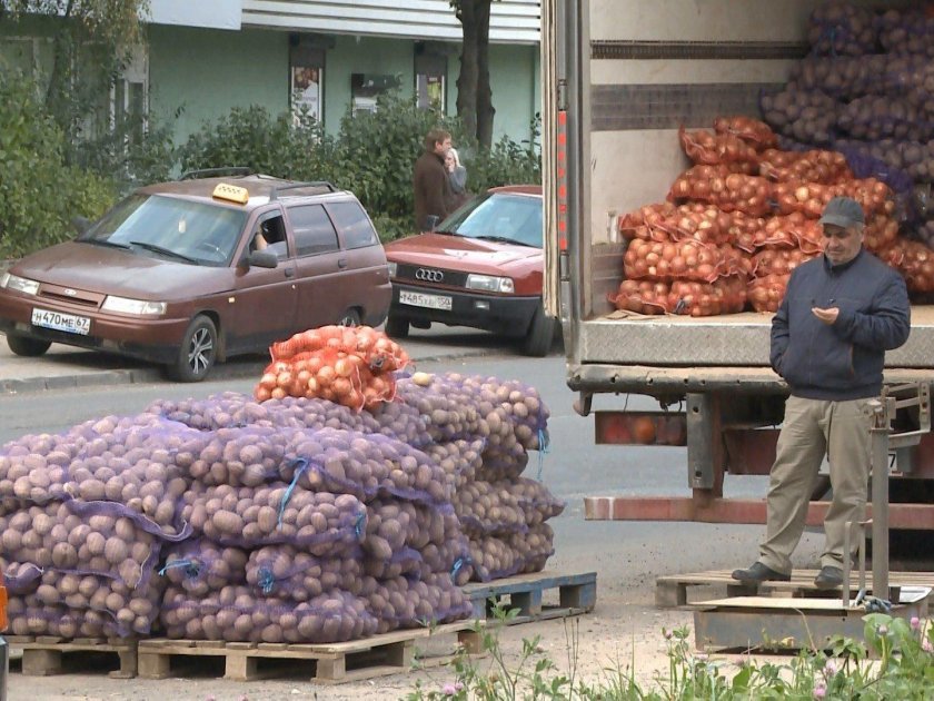 Торговля картошкой