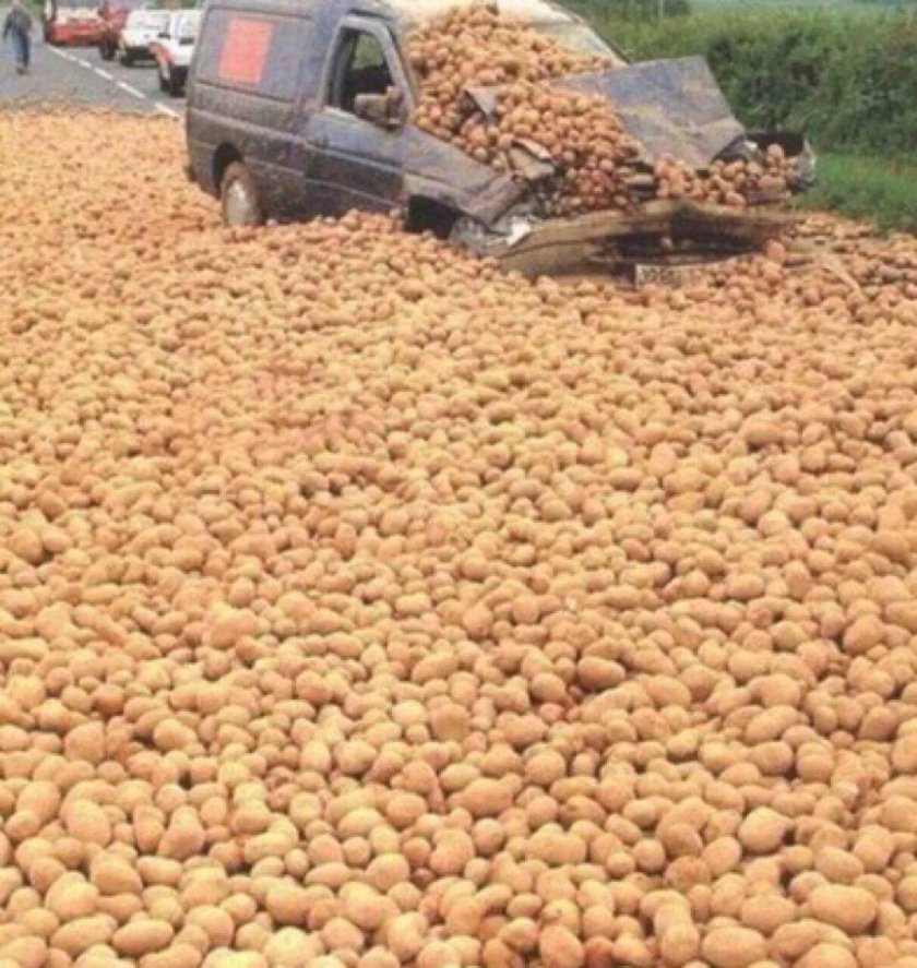 Прикольная картошка