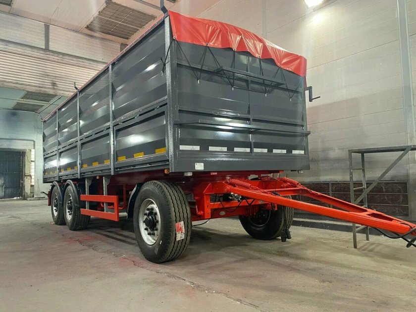 Ставропольский прицеп зерновоз трехосный