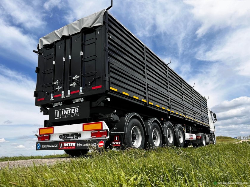 Полуприцеп зерновоз Грюнвальд