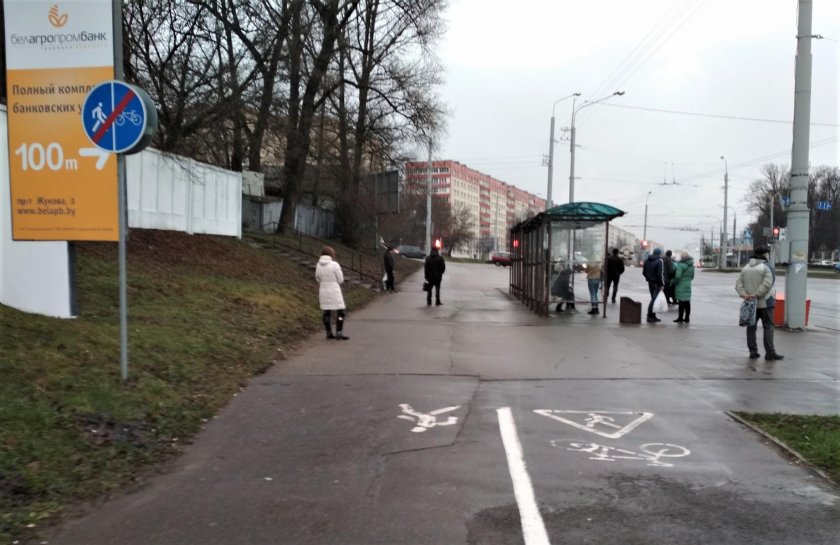 Конец велодорожки