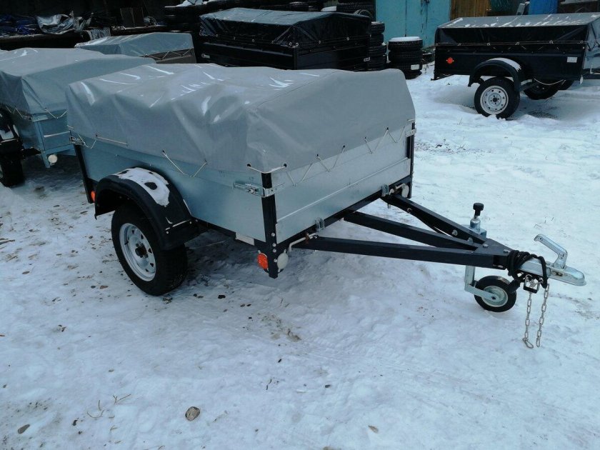 Ижевский прицеп с удлинителем дышла