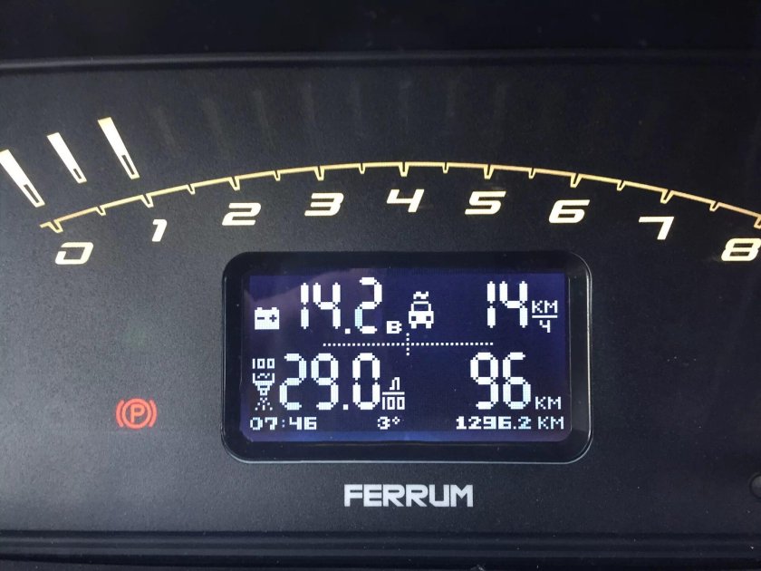 Приборная панель Ferrum Gamma 610 на ВАЗ