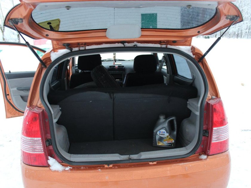 Kia Picanto 1.0 МТ, 2007 багажник