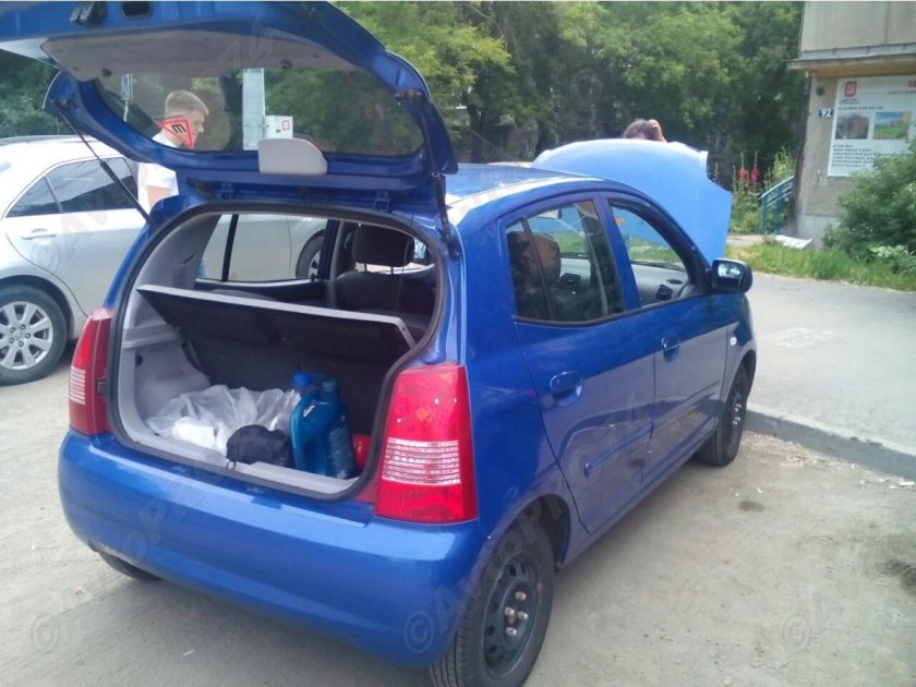 Киа Пиканто 2007 багажник