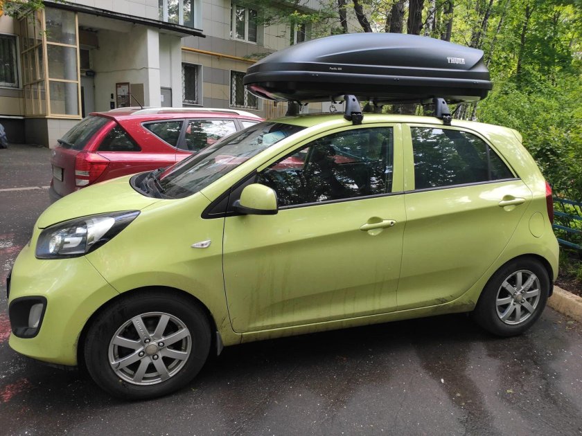 Kia Picanto 3 багажник на крышу
