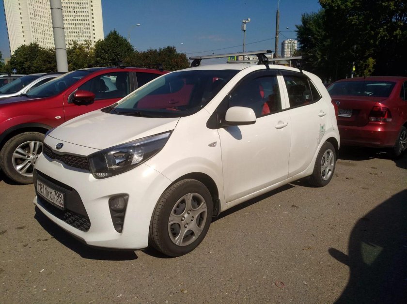 Рейлинги Kia Picanto 3