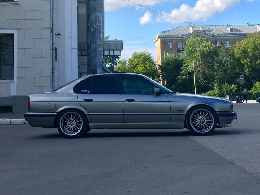 BMW e34 занижение