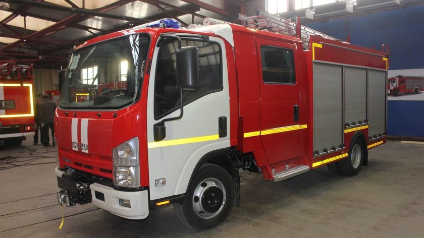 Пожарная машина АЦ 1 0 40 Исузу