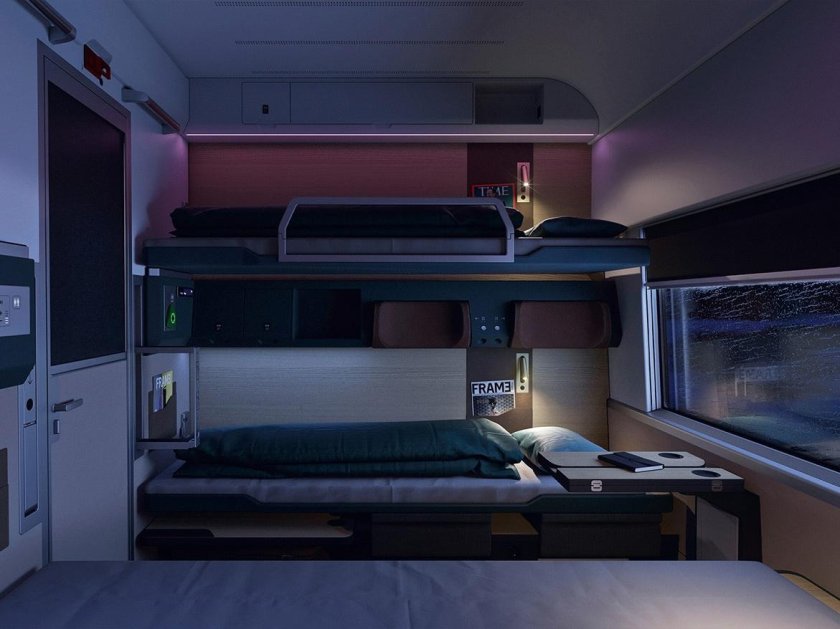 Купе в поезде