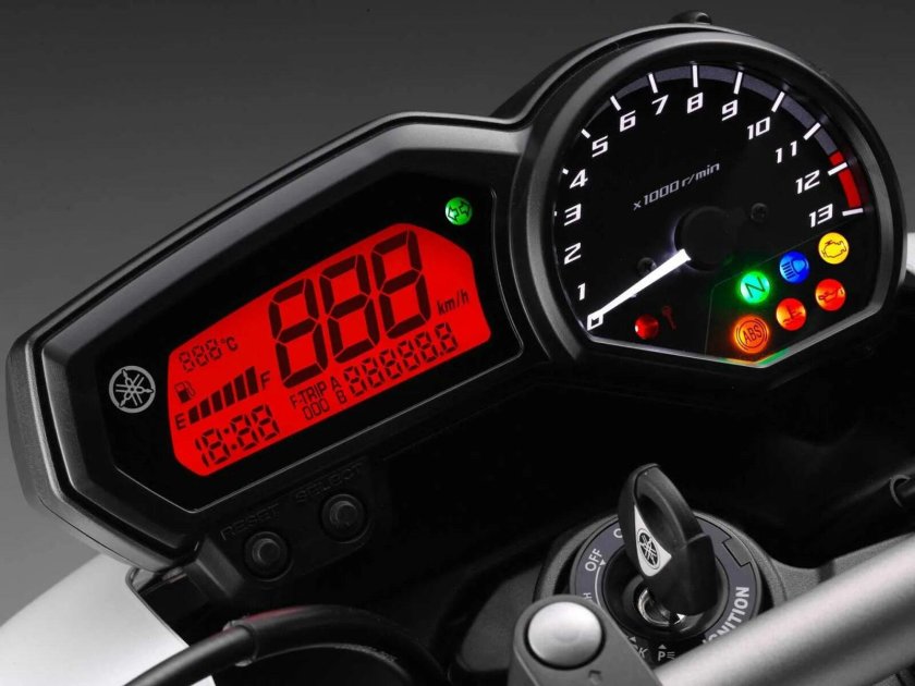 Yamaha xj6 приборка