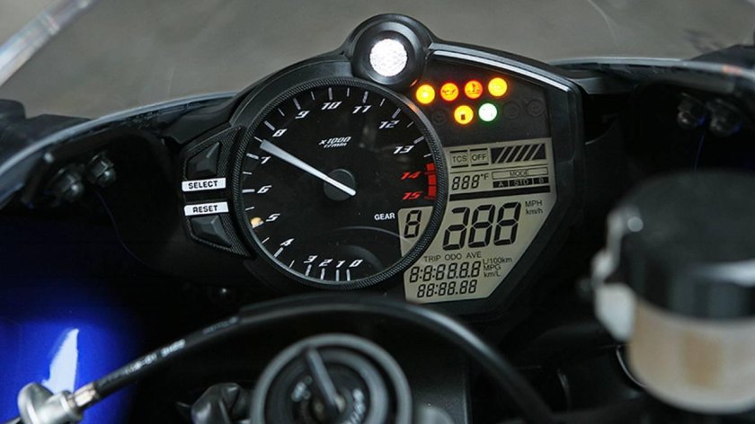Приборная панель Yamaha r1 2016