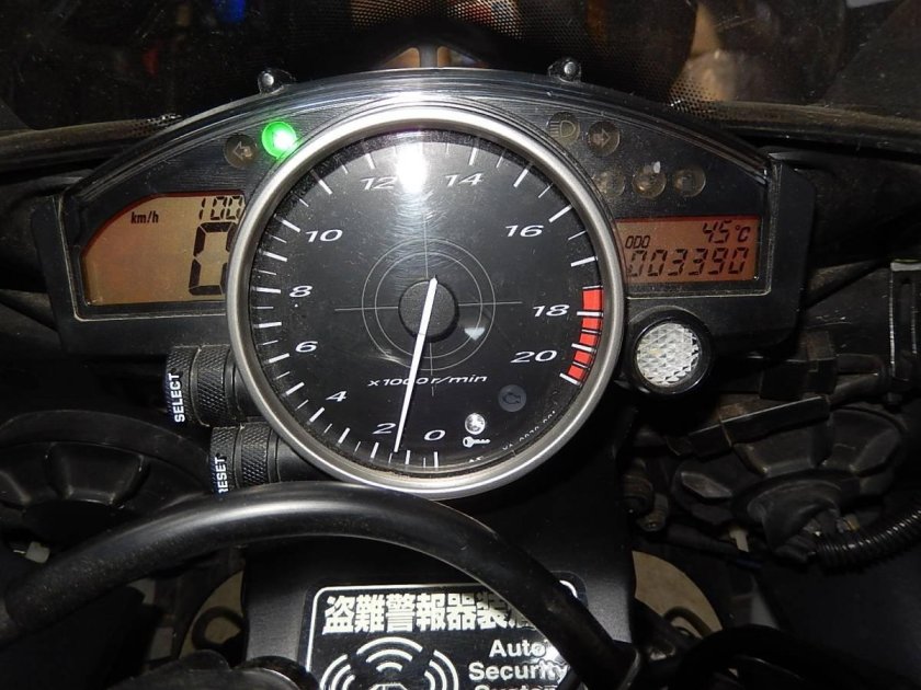 Yamaha r6 2006 тахометр