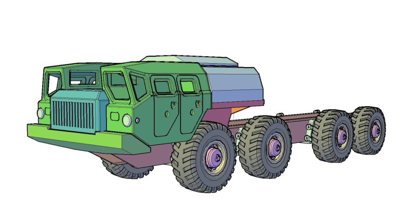 МАЗ 543 чертежи