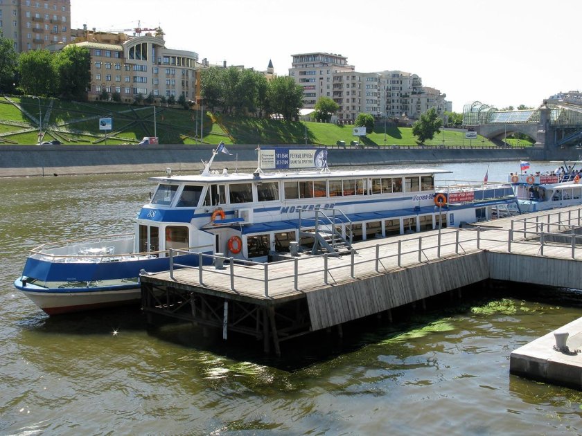 Красноярск Речной вокзал набережная причалы