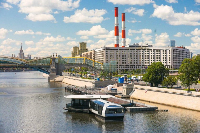 Сердце столицы Москва причал