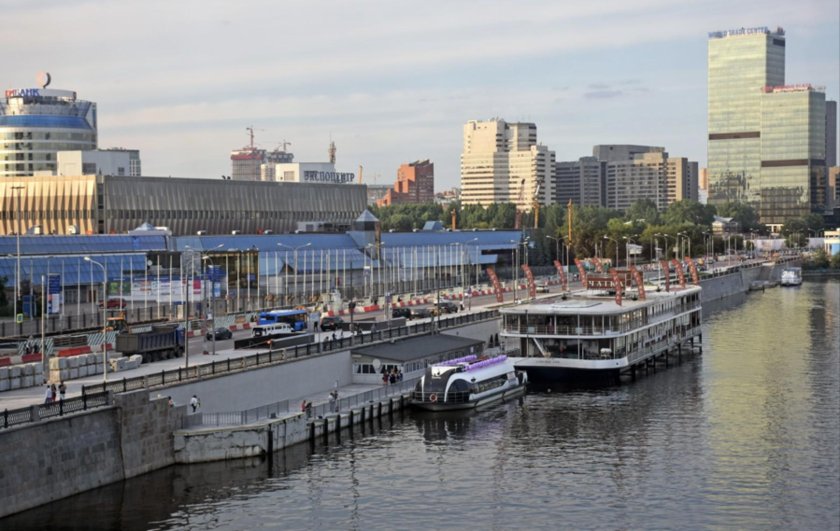 Сити Экспоцентр Москва причал